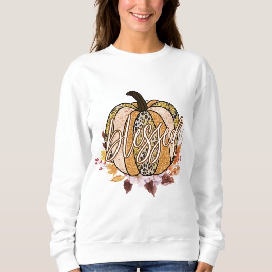 Gesegnete Frauen Sweatshirt (Vorderseite)