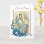 Gesegnete geistiger Blumenstrauß-Gebete Karte (Gelbe Blume)