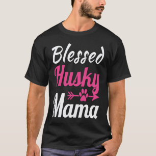 Gesegnete Husky-Mama T-Shirt