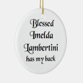 gesegnete Imelda Lambertini Keramik Ornament (Rechts)