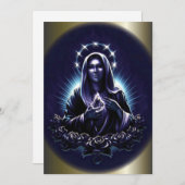 Gesegnete Jungfrau Maria und Lila Rose (Vorne/Hinten)