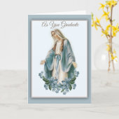 Gesegnete Jungfrau Mary Abschluss Beginnen Karte (Gelbe Blume)