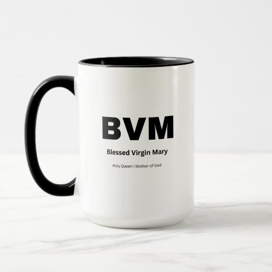 Gesegnete Jungfrau Mary (BVM) Tasse (Links)