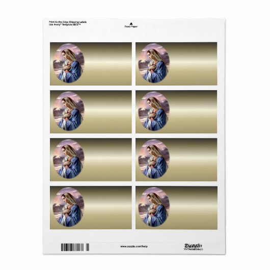 Gesegnete Jungfrau Mary - Gottesmutter (Vorne)