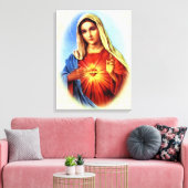 Gesegnete Jungfrau Mary - Gottesmutter Leinwanddruck (Insitu (Wohnzimmer))