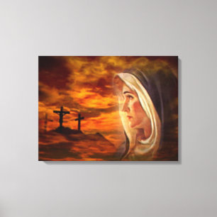 Gesegnete Jungfrau Mary - Gottesmutter Leinwanddruck