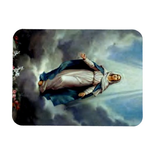 Gesegnete Jungfrau Mary - Gottesmutter Magnet (Horizontal)