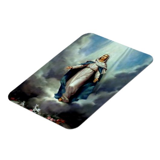 Gesegnete Jungfrau Mary - Gottesmutter Magnet (Linke Seite)