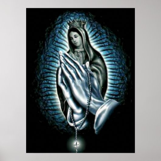 Gesegnete Jungfrau Mary - Gottesmutter Poster (Vorne)