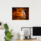 Gesegnete Jungfrau Mary - Gottesmutter Poster (Heimbüro)