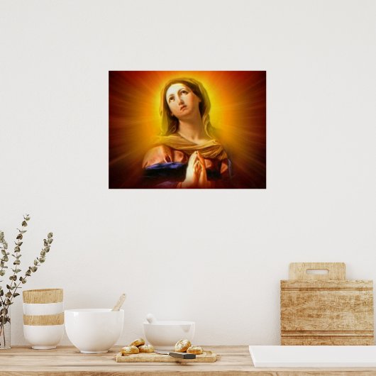 Gesegnete Jungfrau Mary - Gottesmutter Poster (Küche)