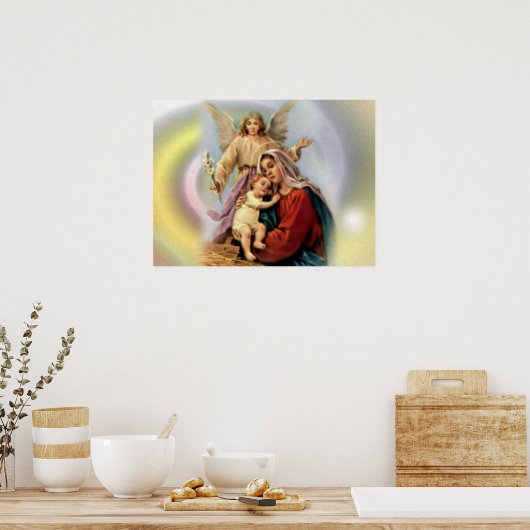 Gesegnete Jungfrau Mary - Gottesmutter Poster (Küche)