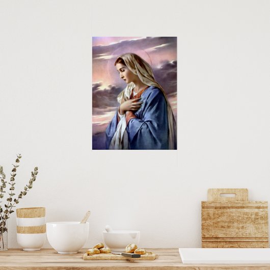 Gesegnete Jungfrau Mary - Gottesmutter Poster (Küche)