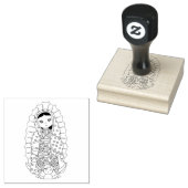 Gesegnete Jungfrau Mary Guadalupe Katholische Reli Gummistempel (Stempel)