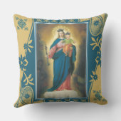 Gesegnete Jungfrau Mary Help Christians Baby Jesus Kissen (Rückseite)