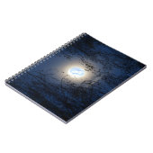 Gesegnete Jungfrau Mary im Moon Lite-Wald Notizblock (Linke Seite)