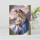 Gesegnete Jungfrau Mary in der Wüste (Stehend Vorderseite)