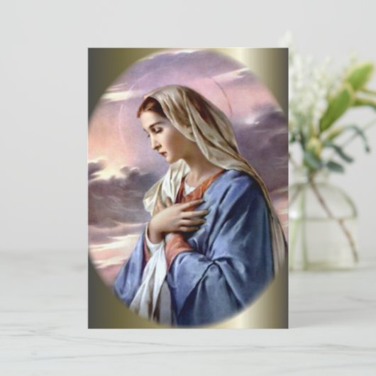 Gesegnete Jungfrau Mary in der Wüste (Stehend Vorderseite)