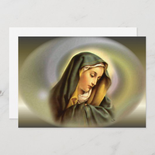 Gesegnete Jungfrau Mary in Magnificory Glory (Vorne/Hinten)