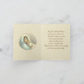 Gesegnete Jungfrau Mary Jesus katholische Sympathi Karte (Innenseite)