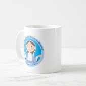 Gesegnete Jungfrau Mary Kaffeetasse (Vorderseite Links)