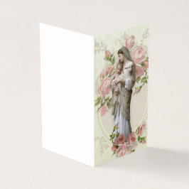 Gesegnete Jungfrau Mary Katholische Beerdigung Hei Visitenkarten