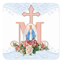 Gesegnete Jungfrau Mary katholische Rose Religiöse