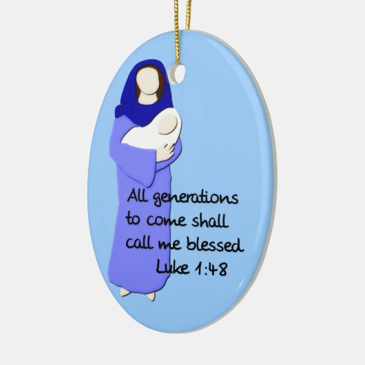 Gesegnete Jungfrau Mary Keramik Ornament (Links)