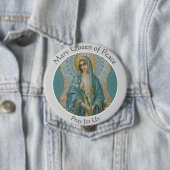 Gesegnete Jungfrau-Mary-Königin des Button (Beispiel)