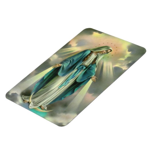 Gesegnete Jungfrau Mary Magnet (Linke Seite)