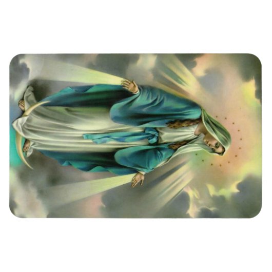 Gesegnete Jungfrau Mary Magnet (Horizontal)