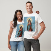 Gesegnete Jungfrau Mary Men's Tee Shirt (Unisex)