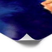 Gesegnete Jungfrau Mary mit dem Baby Jesus Poster (Ecke)