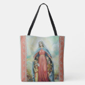 Gesegnete Jungfrau Mary mit Kindern Tasche (Rückseite)