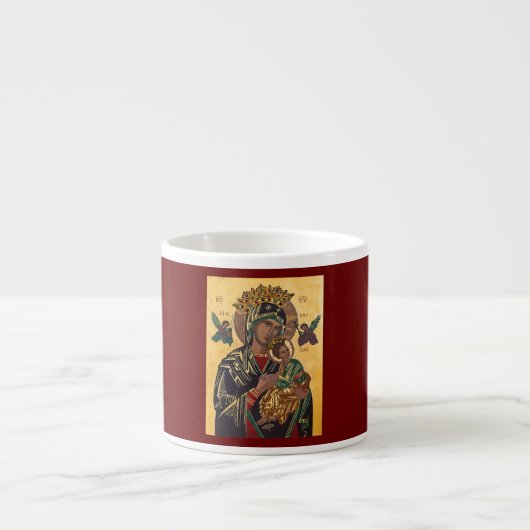 Gesegnete Jungfrau Mary Mother of Jesus Portrait Espressotasse (Vorderseite)