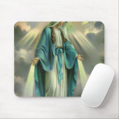 Gesegnete Jungfrau Mary Mousepad (Mit Mouse)