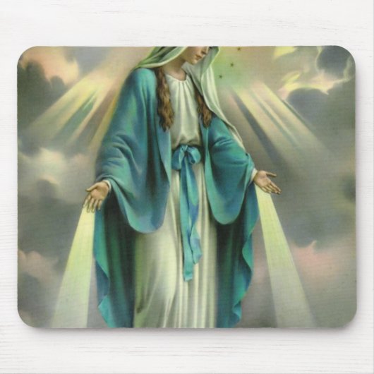Gesegnete Jungfrau Mary Mousepad (Vorne)