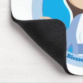 Gesegnete Jungfrau Mary Mousepad (Ecke)