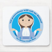 Gesegnete Jungfrau Mary Mousepad (Vorne)