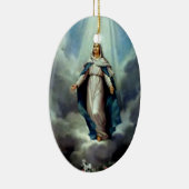 Gesegnete Jungfrau Mary - Mutter des Gottes Keramikornament (Rechts)