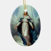 Gesegnete Jungfrau Mary - Mutter des Gottes Keramikornament (Hinten)
