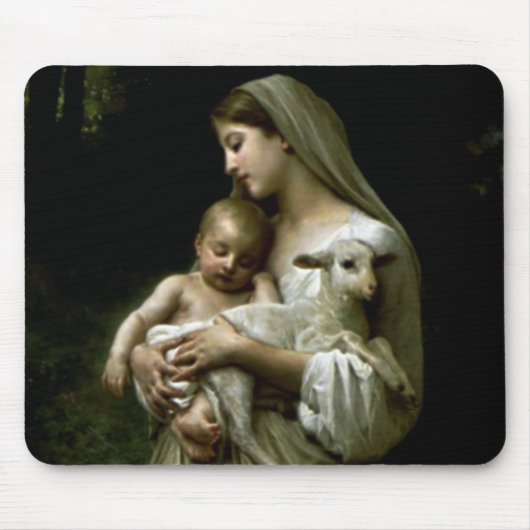 Gesegnete Jungfrau Mary - Mutter des Gottes Mousepad (Vorne)
