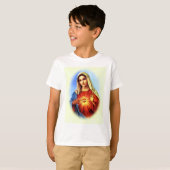 Gesegnete Jungfrau Mary - Mutter des Gottes T-Shirt (Vorne ganz)