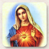 Gesegnete Jungfrau Mary - Mutter des Gottes Untersetzer (Vorderseite)