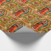 Gesegnete Jungfrau Mary Mutter Jesus Guadalupe Spa Geschenkpapier (Ecke)