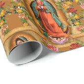 Gesegnete Jungfrau Mary Mutter Jesus Guadalupe Spa Geschenkpapier (Rolleneckpunkt)