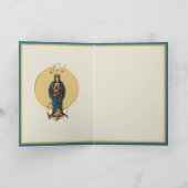 Gesegnete Jungfrau Mary Mutter katholische Religiö Karte (Innenseite)
