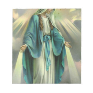 Gesegnete Jungfrau Mary Notizblock