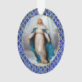 Gesegnete Jungfrau Mary Ornament (Rückseite)