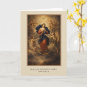 Gesegnete Jungfrau Mary Our Lady Undoer of Knowley Karte (Gelbe Blume)